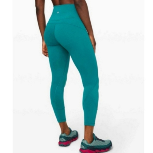 Lululemon In Movement Tight 25" Laguna Size 10 High Rise - Picture 3 of 6